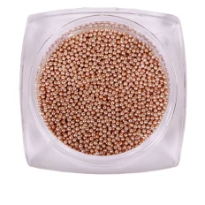 Бульонки металлические KOMILFO 1 мм 6 г (золото)