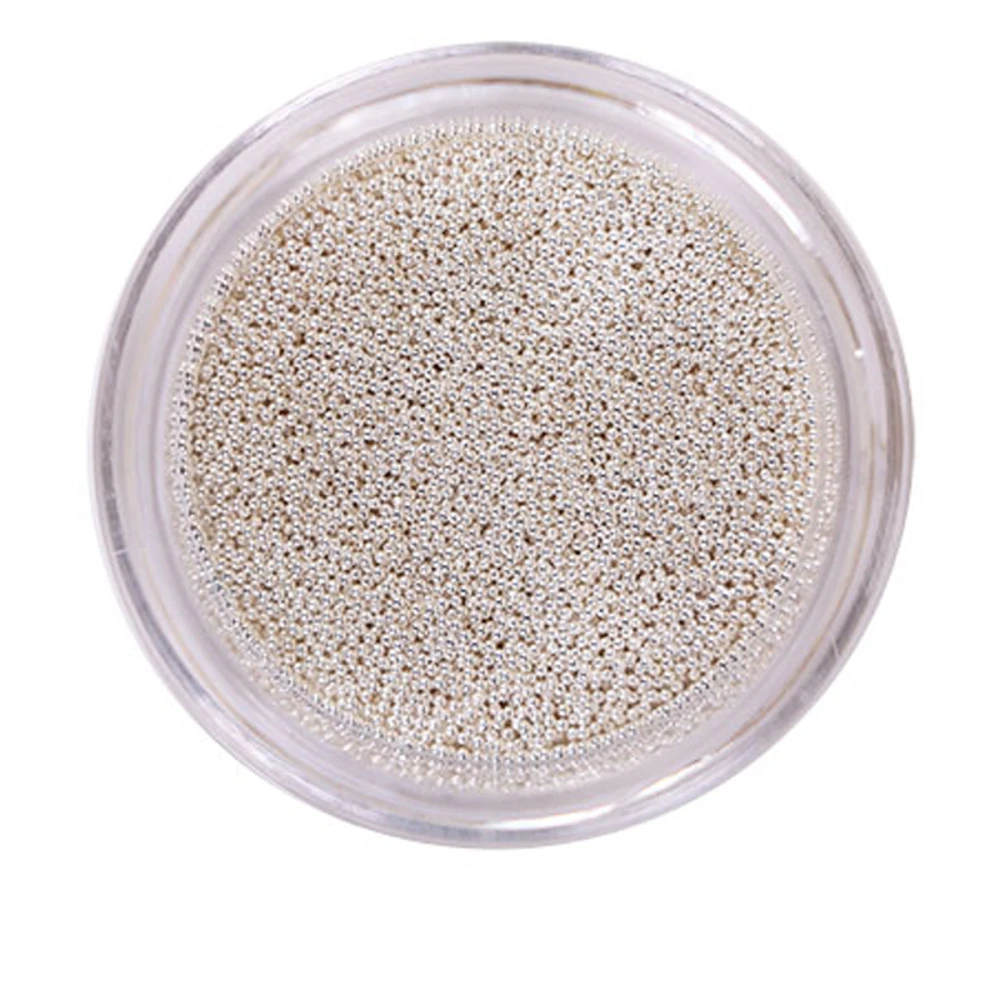 Бульйонки металеві KOMILFO 004 мм 6 г (срібло)