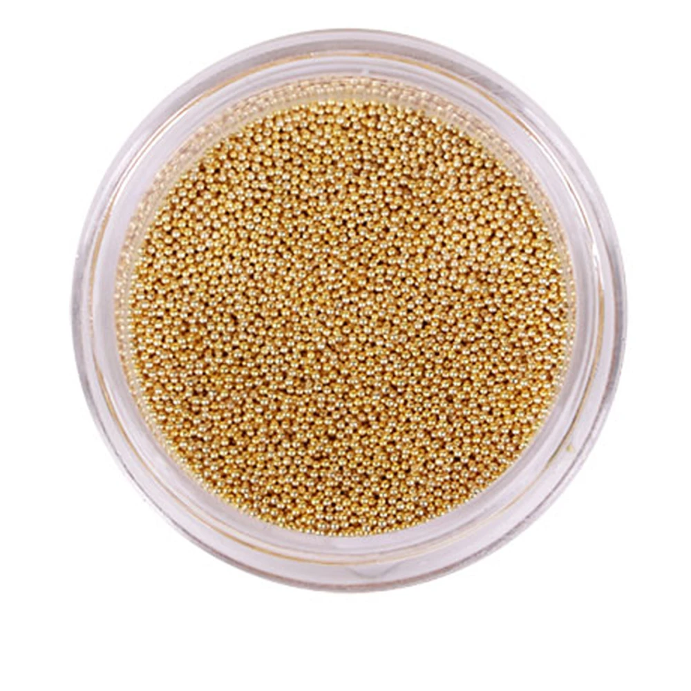 Бульонки металлические KOMILFO 06 мм 6 г (золото)