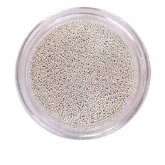 Бульонки металлические KOMILFO 06 мм 6 г (серебро)