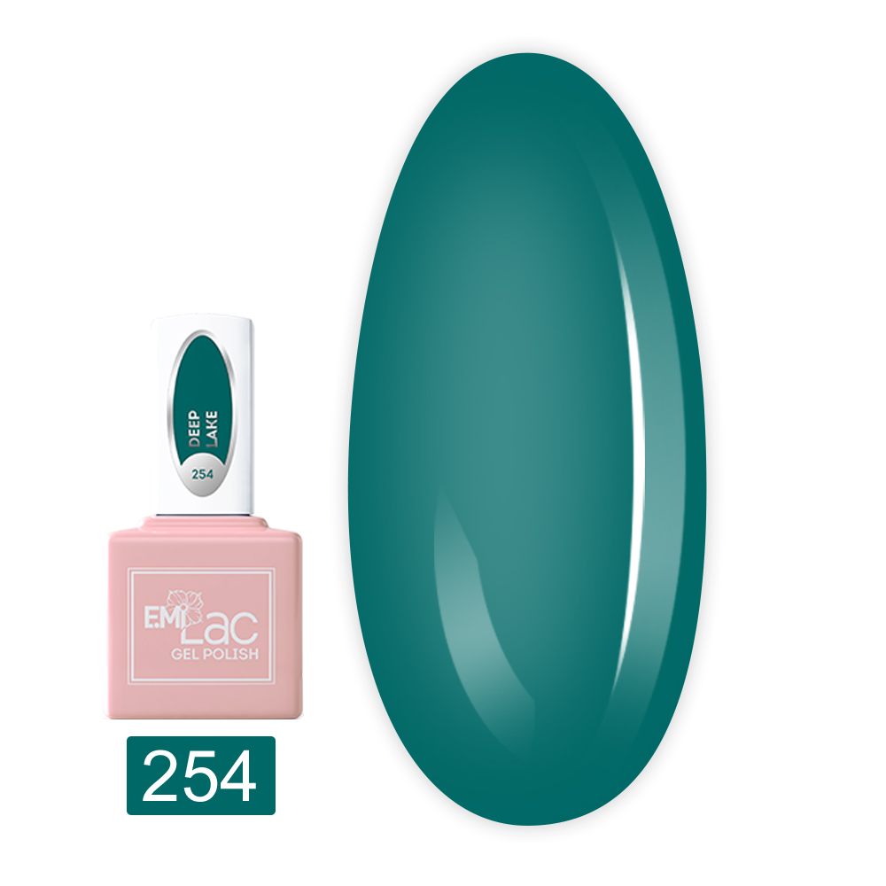 Гель-лак E.MI Lac 9 мл (254 Глибоке озеро)