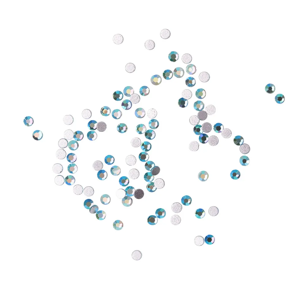 Стрази KOMILFO розмір 3 100 штуп (Aquamarine AB)