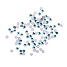 Стрази KOMILFO розмір 3 100 штуп (Aquamarine)