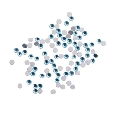Стрази KOMILFO розмір 3 100 штуп (Aquamarine)
