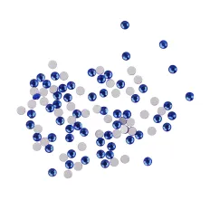 Стрази KOMILFO розмір 3 100 штуп (Cobalt)