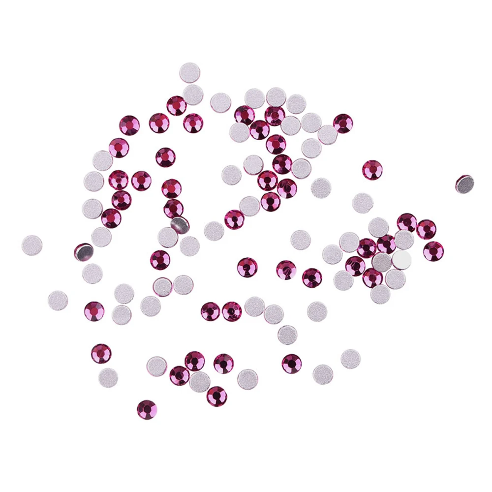 Стрази KOMILFO розмір 3 100 штуп (Fuchsia)