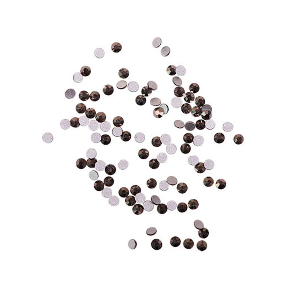 Стразы KOMILFO размер 3 100 штук (Hematite)