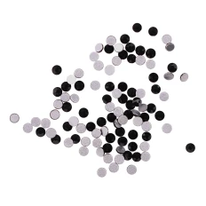 Стрази KOMILFO розмір 3 100 штуп (Jet Black)