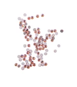 Стрази KOMILFO розмір 3 100 штуп (Light Peach AB)