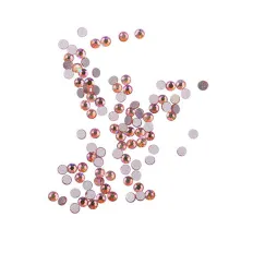 Стразы KOMILFO размер 3 100 штук (Light Peach AB)