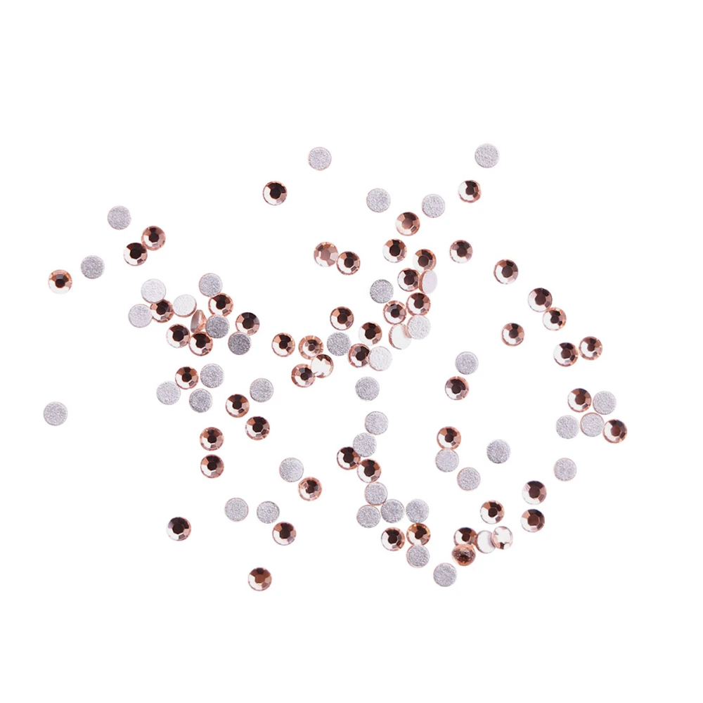 Стрази KOMILFO розмір 3 100 штуп (Light Peach)