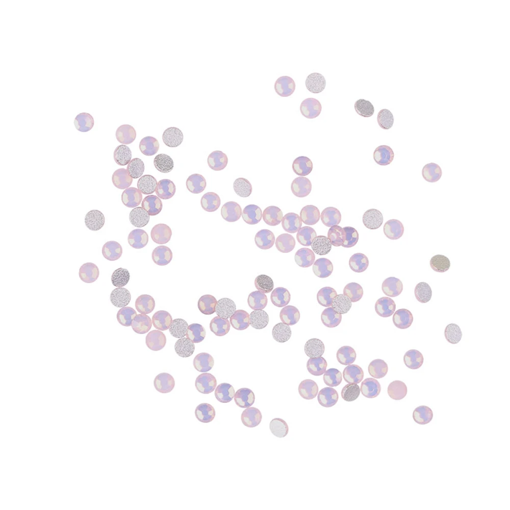 Стразы KOMILFO размер 3 100 штук (Pink Opal)