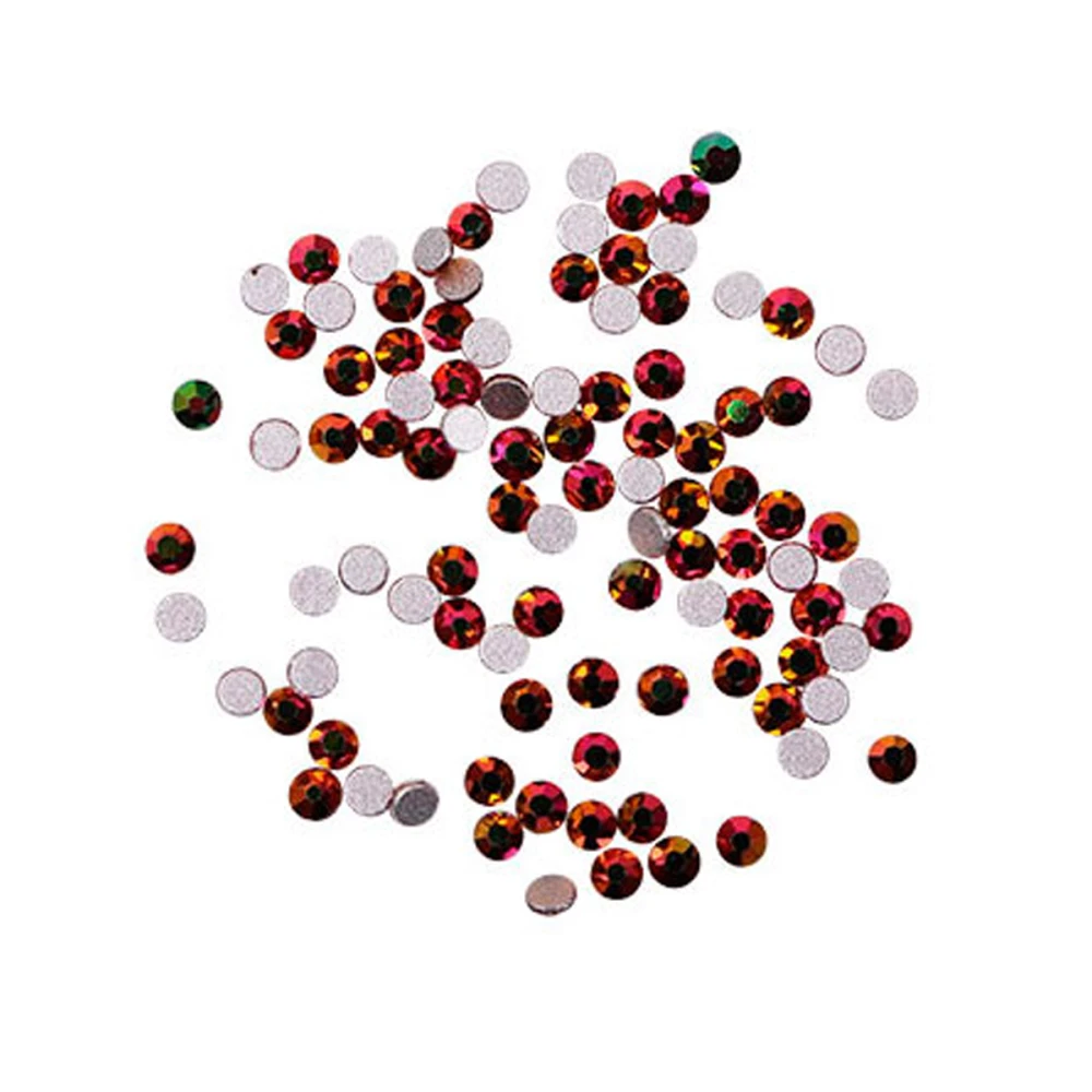 Стрази KOMILFO розмір 3 100 штуп (Rainbow Gold)