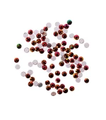 Стразы KOMILFO размер 3 100 штук (Rainbow Gold)