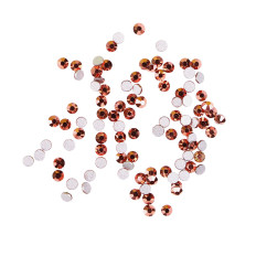 Стрази KOMILFO розмір 3 100 штуп (Rose Gold)