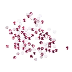 Стрази KOMILFO розмір 3 100 штуп (Rose)