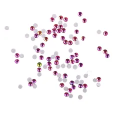 Стразы KOMILFO размер 3 100 штук (Rainbow)