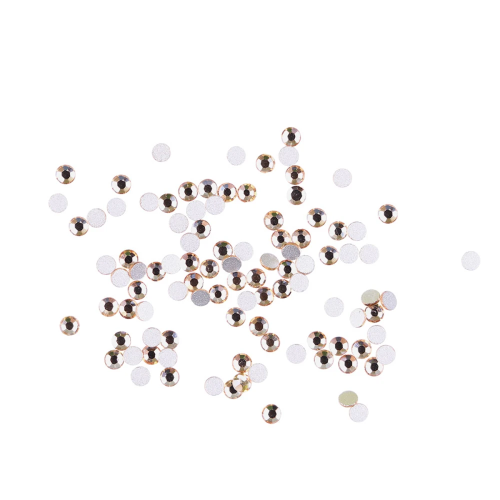 Стразы KOMILFO размер 3 100 штук (Champagne)