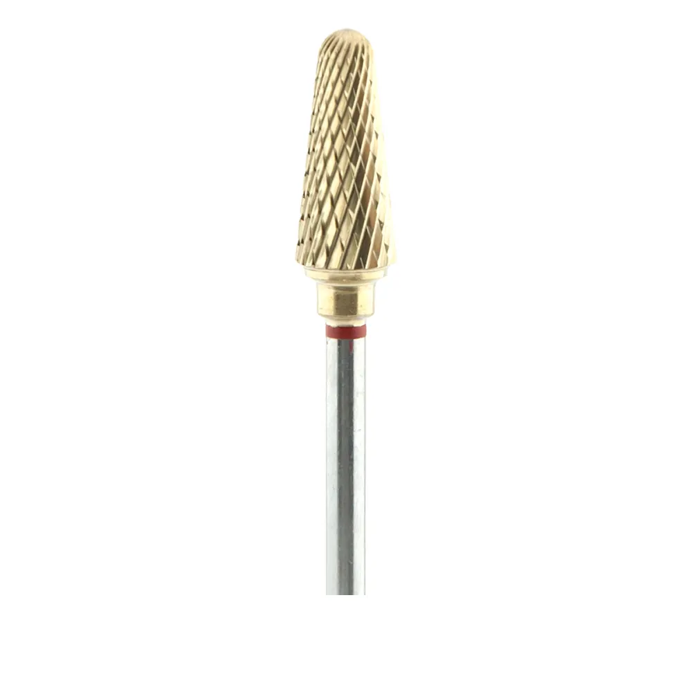 Фреза French ТВС Покриття нітрид цирконію Конус куполоподібний 201 дрібна хрестоподібна нарізка (XF)