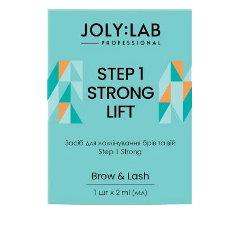Средство для ламинирования бровей и ресниц Joly:Lab Step-1 2 мл
