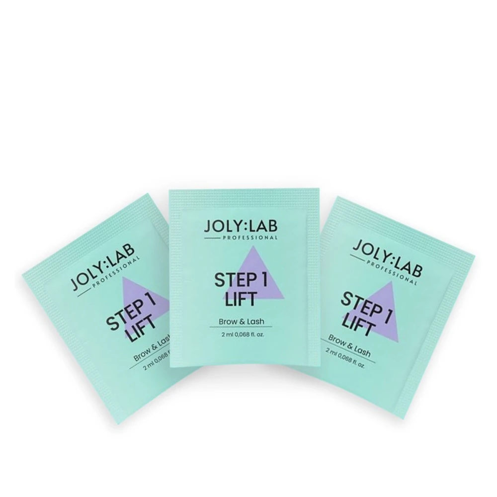 Набор средств для ламинирования бровей и ресниц Joly:Lab Step-1 (3 шт х 2 мл)