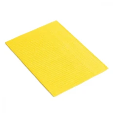 Серветка-нагрудник Fortius Pro медична 3-х шарова 33х41 см (50 шт) (Жовтий)