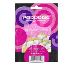 Файл сменный для педикюрного диска белый на мягкой основе Сталекс PODODISK PRO S 50 шт (100 grit)