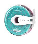 Файл-стрічка білий змінний в пластиковій котушці Сталекс Bobbinail з кліпсой Expert 100 грит 8 м
