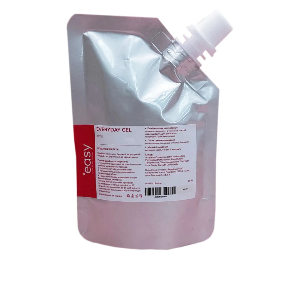 Гель моделирующий Easy Everyday Gel 90 мл (Glass)