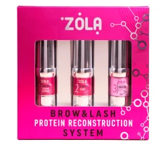 Набір для ламінування Zola Brow&Lash Protein Reconstruction System