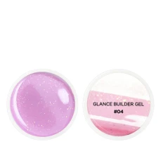 Гель для наращивания ногтей COUTURE Glance builder gel с шимером 15 мл (004)