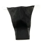 Трусики-стринги из спанбонда (Черный)