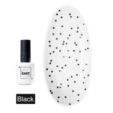 Топ JZ NAILS Top Chit No Wipe для гель-лаку 15 мл (Black)