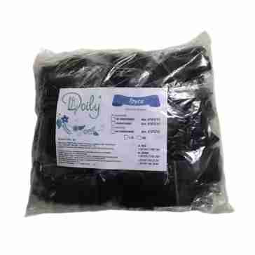 Трусики-стрінги зі спанбонду Doily 50 шт (Чорний)