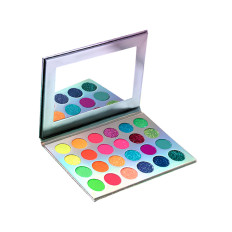 Палитра с насыщенными пигментами для ногтей Supernova nails palette 24 цвета