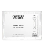 Формы верхние арочные для наращивания COUTURE Colour Nail Tips Acrhed Shape Clear 120 шт