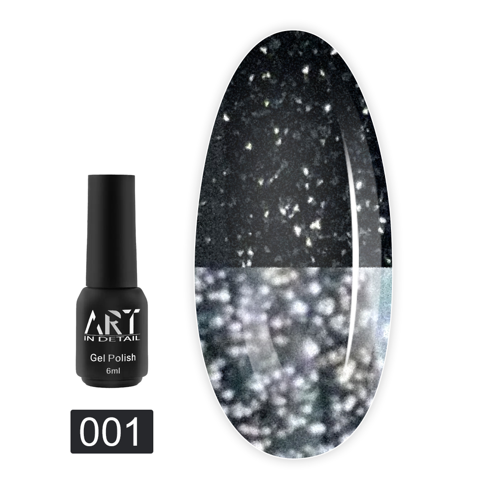 Гель лак ART In Detail Flash светоотражающий 6 мл (001)
