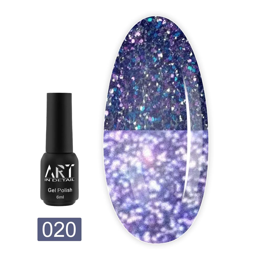 Гель-лак ART In Detail Flash світловідбивний 6 мл (020)