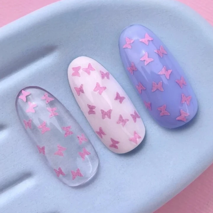 Топ для гель лака LunaMoon Top Butterfly Pink 13 мл