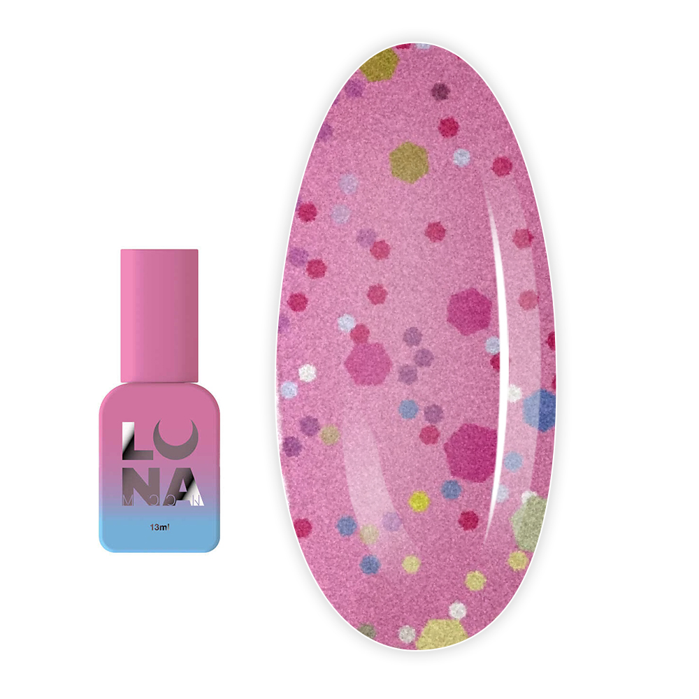 Топ для гель лака LunaMoon Top Confetti 13 мл