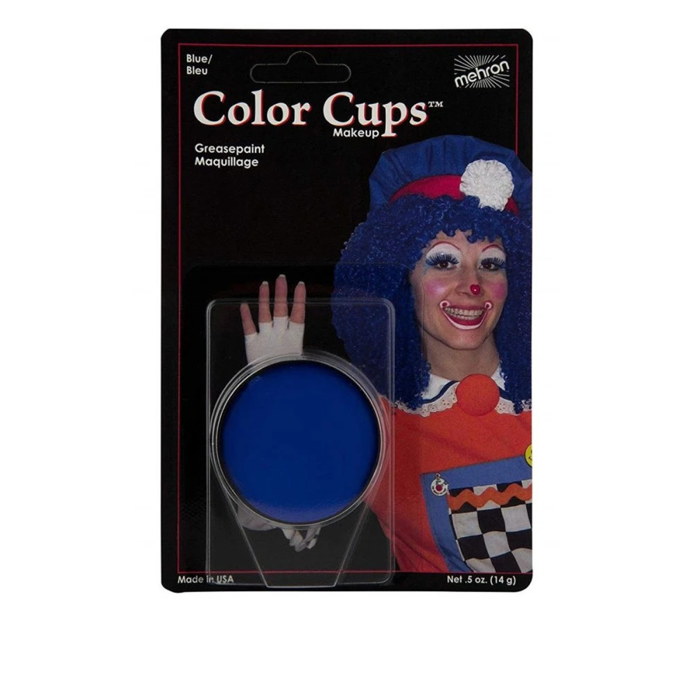 Грим кремовый и MEHRON Fantasy Color Cups 12 мл (Синий)