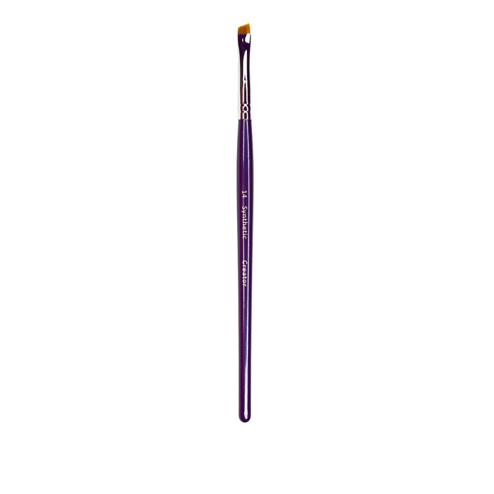 Кисть Creator Synthetic №14 скошенная короткая