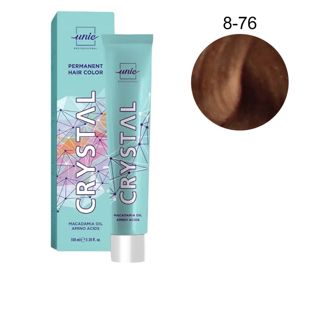 Крем-краска для волос Unic Crystal 100 мл (8-76)