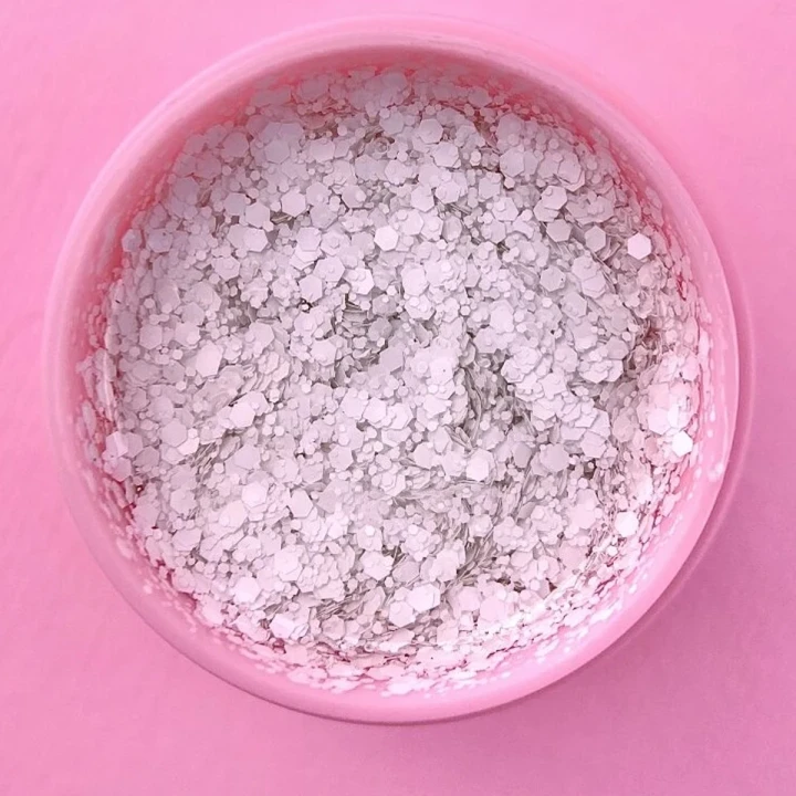 Блесточки для ногтей LunaMoon Bubble Gel 5 мл (01)