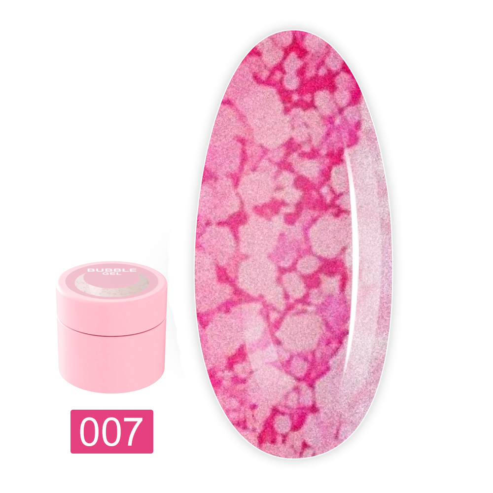 Блесточки для ногтей LunaMoon Bubble Gel 5 мл (07)