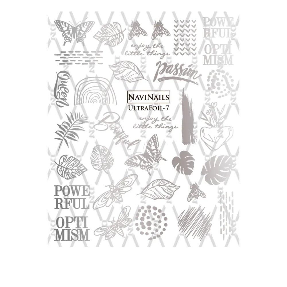 Слайдер DreamNails UltraFoil (007 серебро)