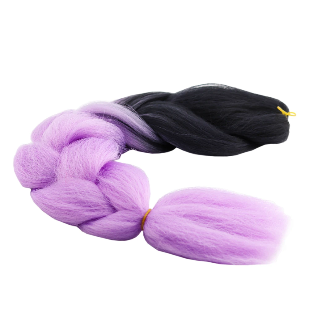 Канекалон омбре 60 см 100 г (черный + петушок (B27))