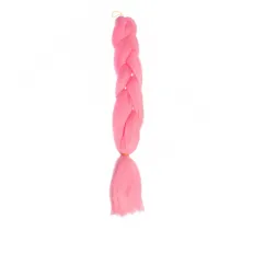 Канекалон однотонный KANEKALON 60 см 100 г (розовый (А15))