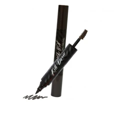 Тату-маркер и тушь для бровей 2в1 Clio (Темно коричневый)