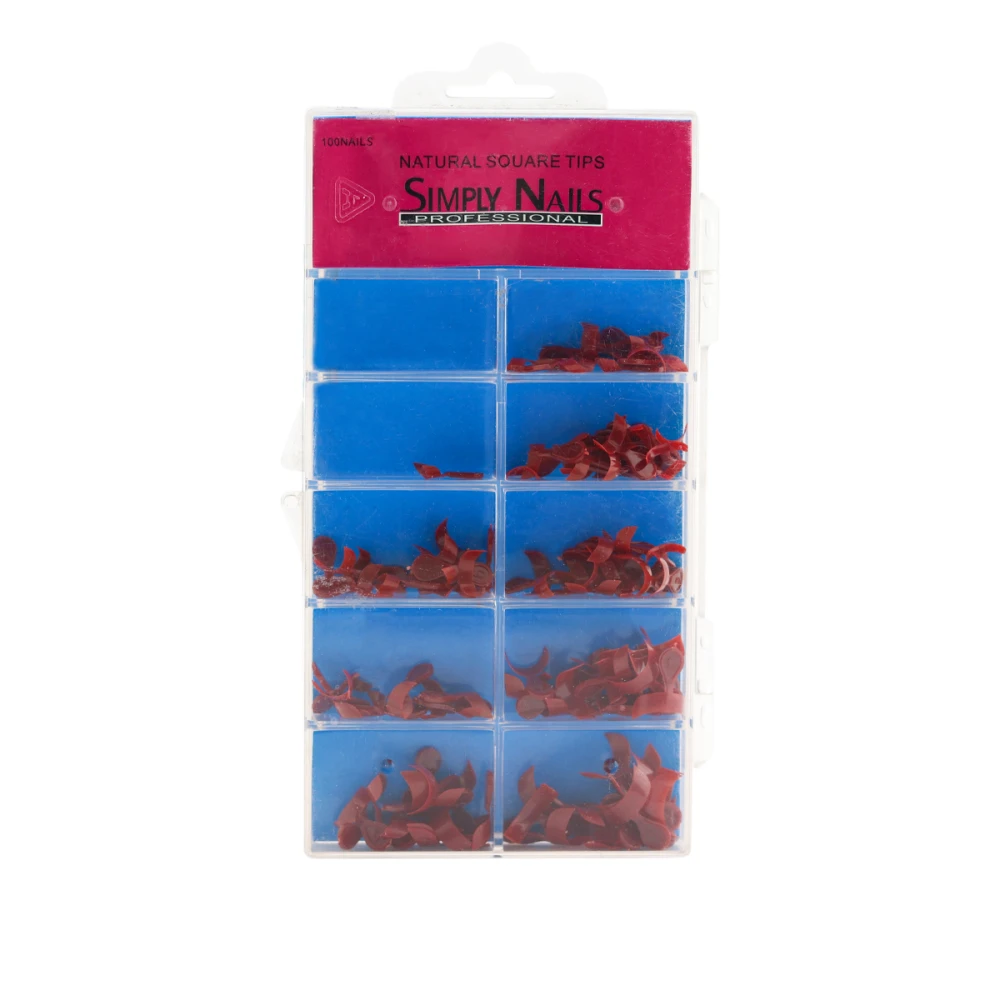 Типсы-френч для натур ногтей